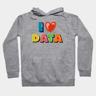 I Love  Data Hoodie